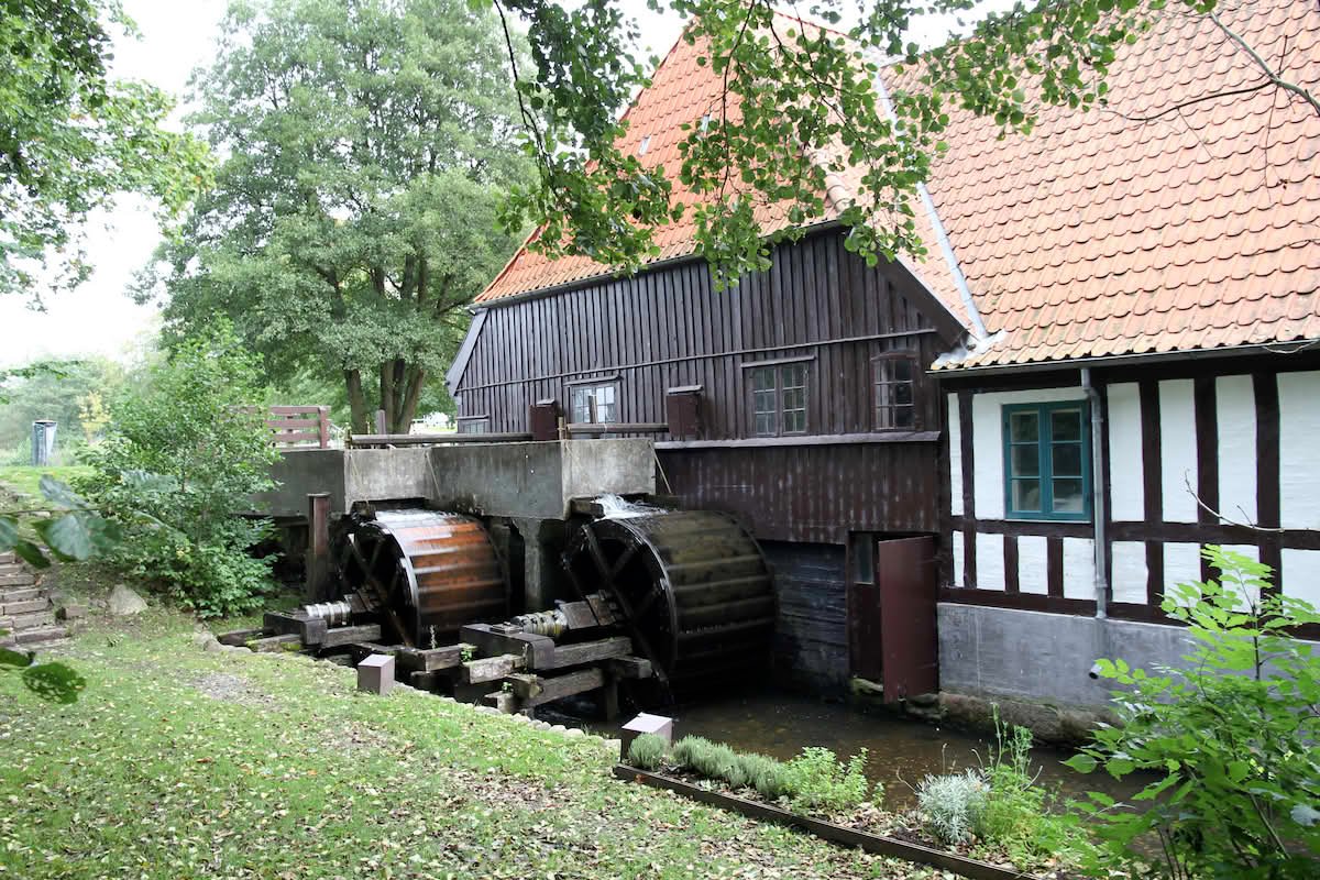 Møllehjul ved Børkop Vandmølle
